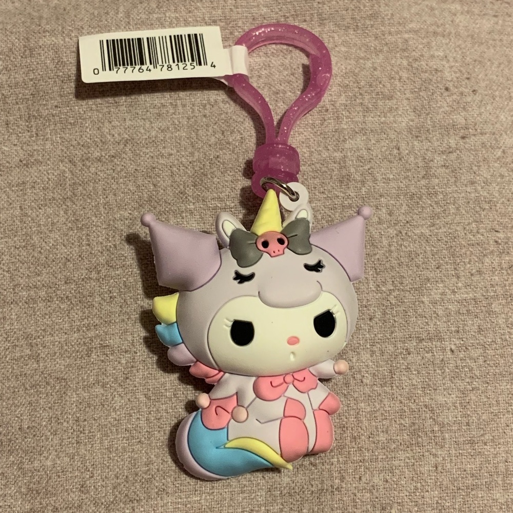 Kuromi Figural Bag Clip (Hello Kitty and Friends) Series 4 Sanrio Blind Bag
